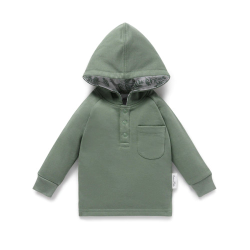 Forest Hooded Top