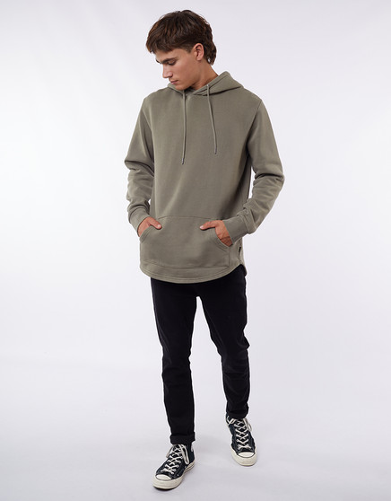 Curved Hem Hoody