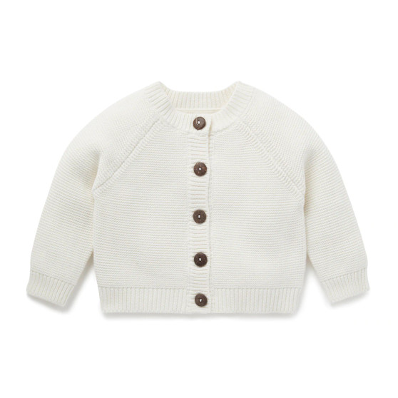 Off-White Chunky Knit Cardigan