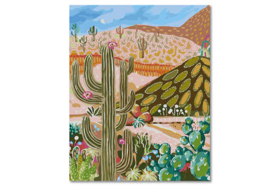 Paint By Numbers - Cactus Valley