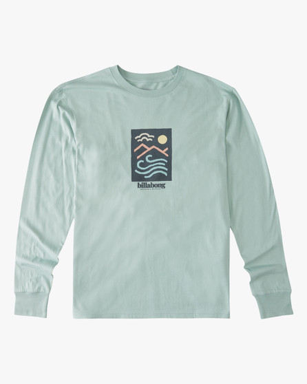 Concord LS Tee-Seafoam