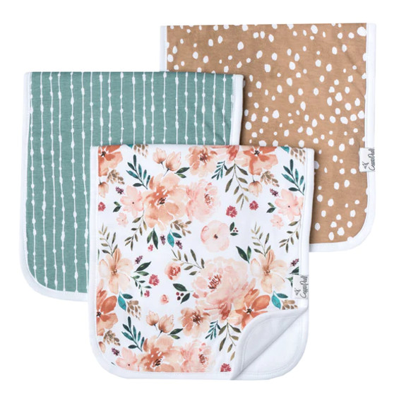 Premium Burp Cloth 3 Pack - Autumn