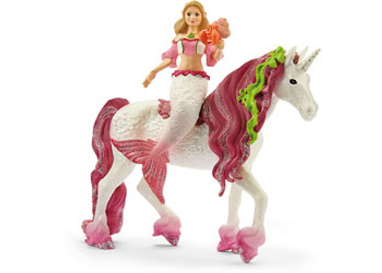 Mermaid Feya Riding Unicorn