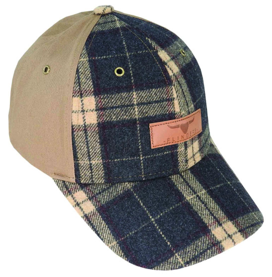 Flinders Wool Blend Check Fleece Cap