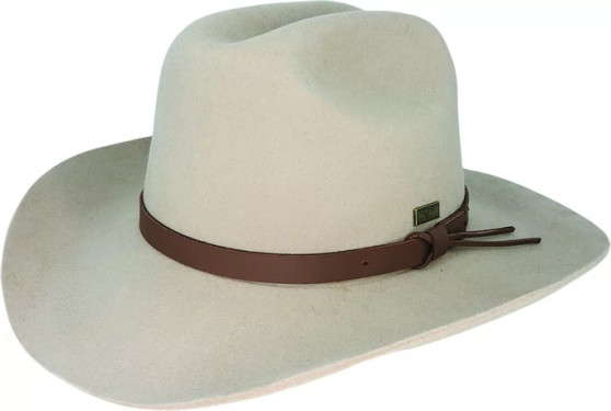 Flinders Cattleman Wool Felt Centre Crease Western