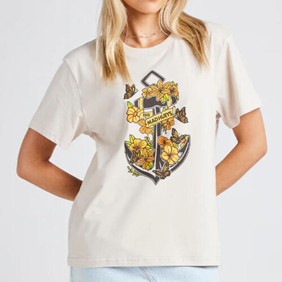 Butterfly Anchor Womens S/S Tee