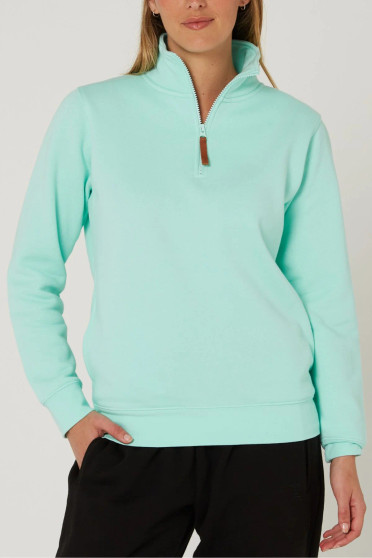 Pilbara Ladies Classic Zipper C/F  Pullover