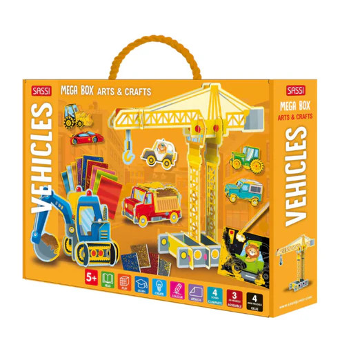 Mega Box Arts and Crafts-Vehicles