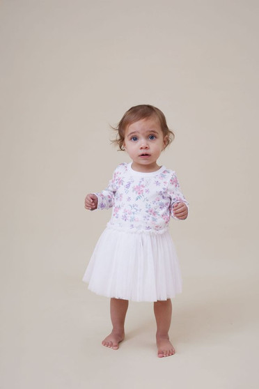 Pastel Bloom Tutu Dress