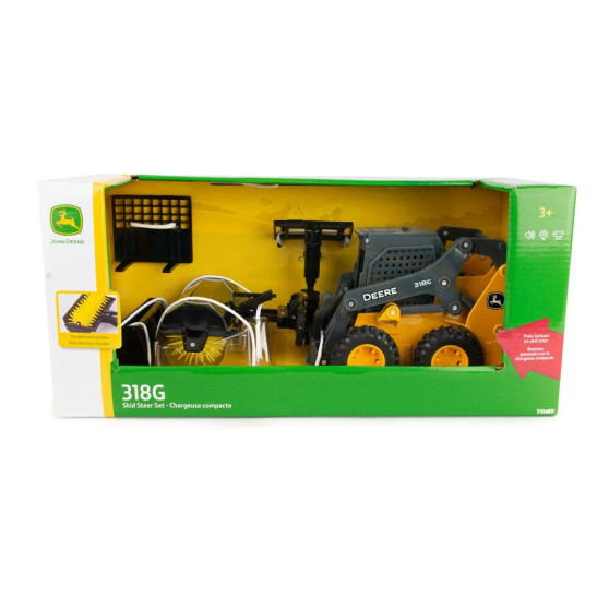 1:16 Big Farm John Deere 318 Skid Steer Set