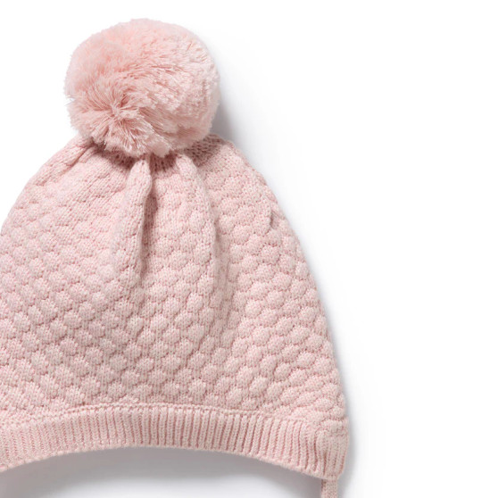 Organic Knitted Bubble Bonnet