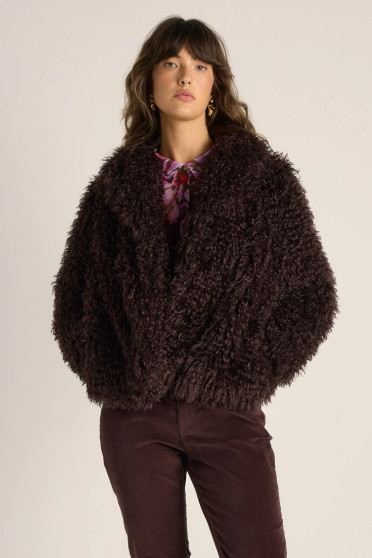 Wynn Cropped Fur Jacket
