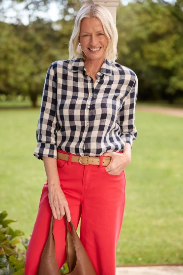 3/4 Sleeve Linen Shirt