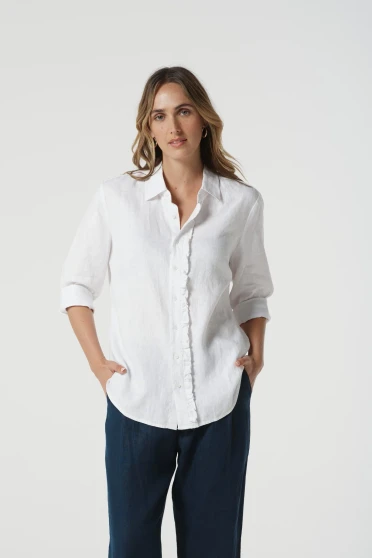 Island 3/4 Frill Shirt