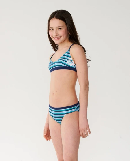 Tropical Stripe Bikini - Girl