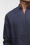 The Tennyson Linen L/S Shirt - OD Navy