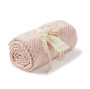 Pink Heirloom Knit Blanket