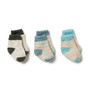 Shadow / Arctic / Mint Organic 3 Pack Baby Socks