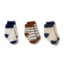 Deep Blue / Dijon / Blue Depths Organic 3 Pack Baby Socks