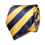 Yellow & Navy Blue Striped Tie