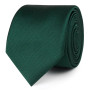 Dark Green Weave Skinny Tie