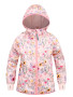 All Weather Fleece Hoodie - Peach Posey