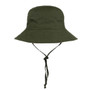 'Explorer' Kids Reversible Classic Bucket Hat - Leaf/Olive