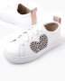 Heart Mini Sneaker - Pink Cheetah