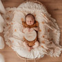 Natural Fringe Swaddle | Large