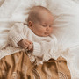 Natural Fringe Swaddle | Large