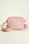 Canvas Crossbody Bag - Pale Pink