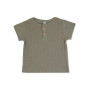 Oscar Tee - Rib Olive Green