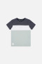 The Parker Block Tee - Navy