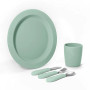 Fancy 5 piece silicone dinner set