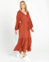 Brigette Balloon  Sleeve Maxi Dress