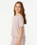 Sun Stripe Knit Tee - Girls