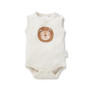 Lion Print Singlet Onesie