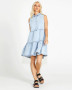 Kellie Sleeveless Denim Dress