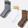 Stripe 3-Pack Crew Sock