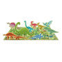 The Dinosaurs - Book and Puzzle + 10 Dinosaures