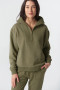 Rugged 1/2 zip Cotton Sweater