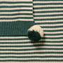 Organic Knitted Striped Blanket