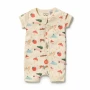 Deck The Halls Organic Rib Boyleg Zipsuit - Deck The Halls