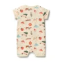 Deck The Halls Organic Rib Boyleg Zipsuit - Deck The Halls