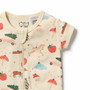 Deck The Halls Organic Rib Boyleg Zipsuit - Deck The Halls