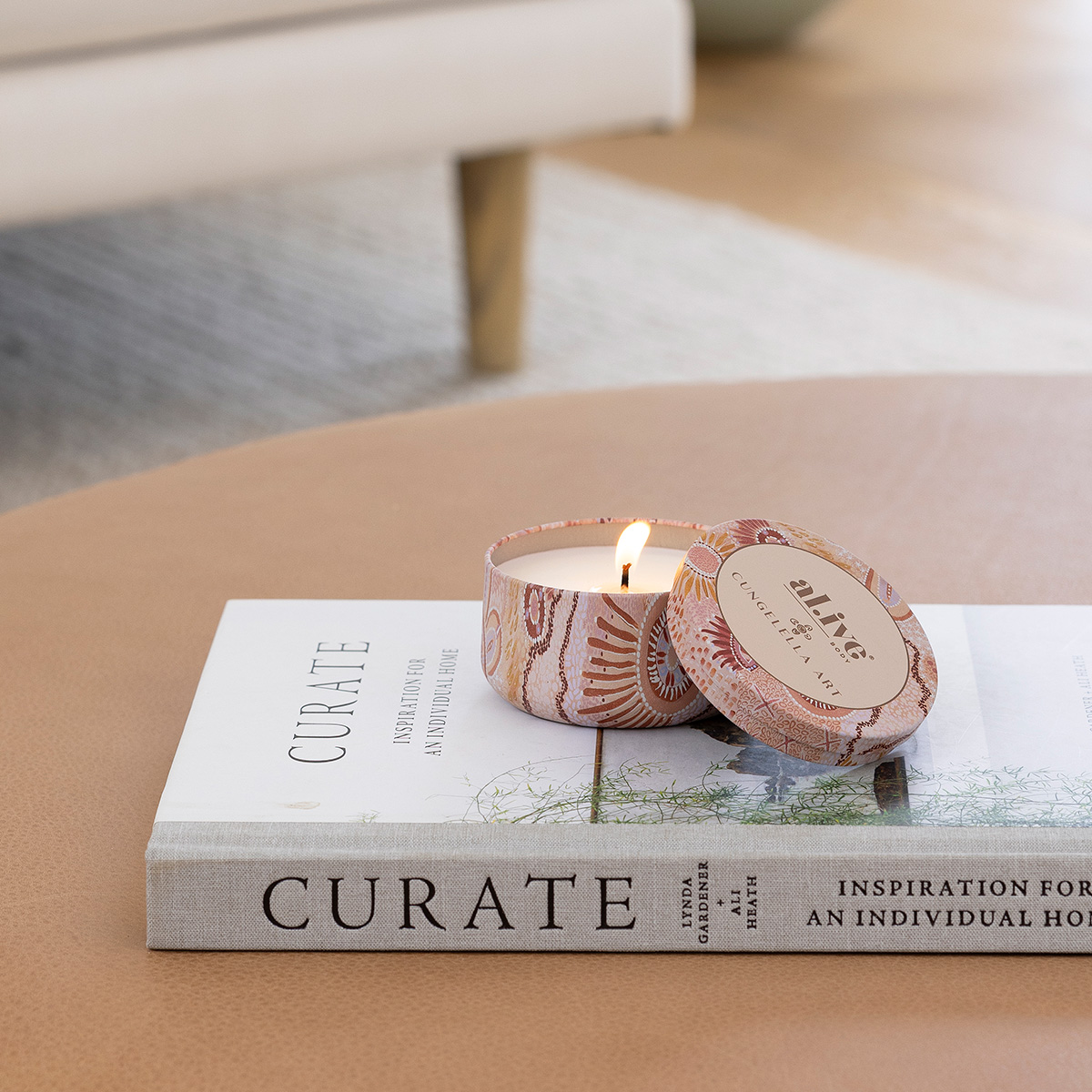 Wattle & Native Moss Candle Trims Collective