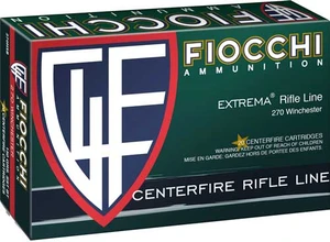 Fiocchi 270 Win 150gr Sst - 20rd 10bx/cs !