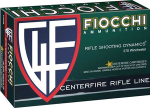 Fiocchi 270 Win 130gr Psp - 20rd 10bx/cs !