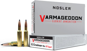 Nosler Varmageddon 6.5 Cm - 90gr Fbt 20rd 10bx/cs