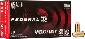 Federal Ae 45 Acp 230gr Fmj - 50rd 20bx/cs